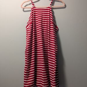 Papermoon Striped Red and White Dress